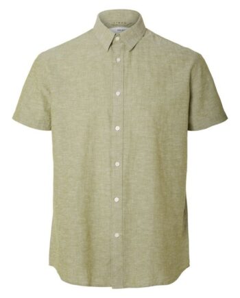 Slhregnew-linen Shirt Ss Class