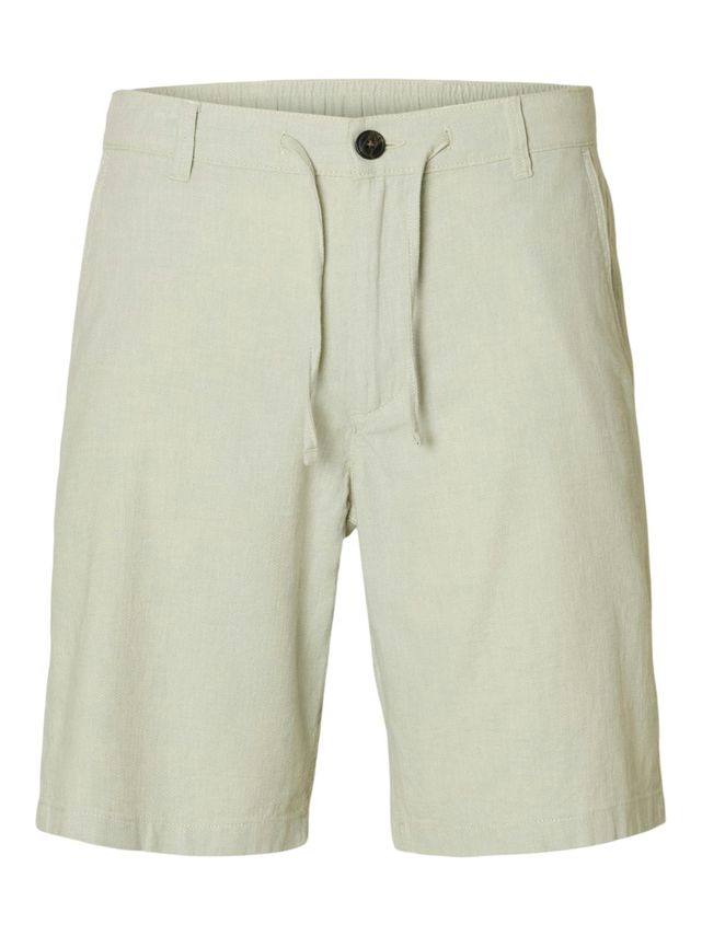 Slhregular-brody Linen Shorts Noos