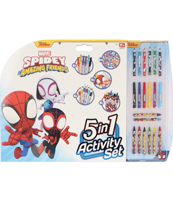 Spiderman Farveblyanter  Tusch       -  Set