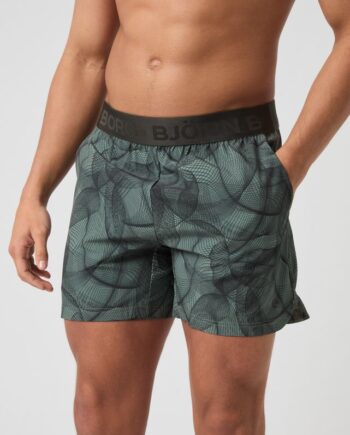 Ace Printed Short Shorts  Bb Big Grid