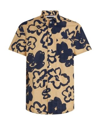 Big Floral Print Rf Shirt