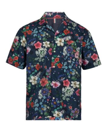 Blomstret Skjorte
