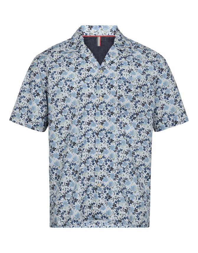 Blomstret Skjorte