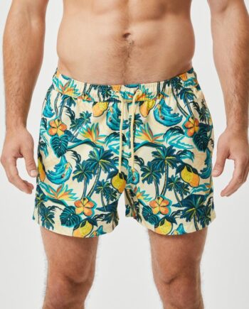 Borg Print Swim Shorts  Bb Tigre Big