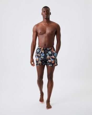Borg Print Swim Shorts  Bb Ziggy