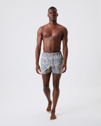 Borg Print Swim Shorts  Bb Ziggy