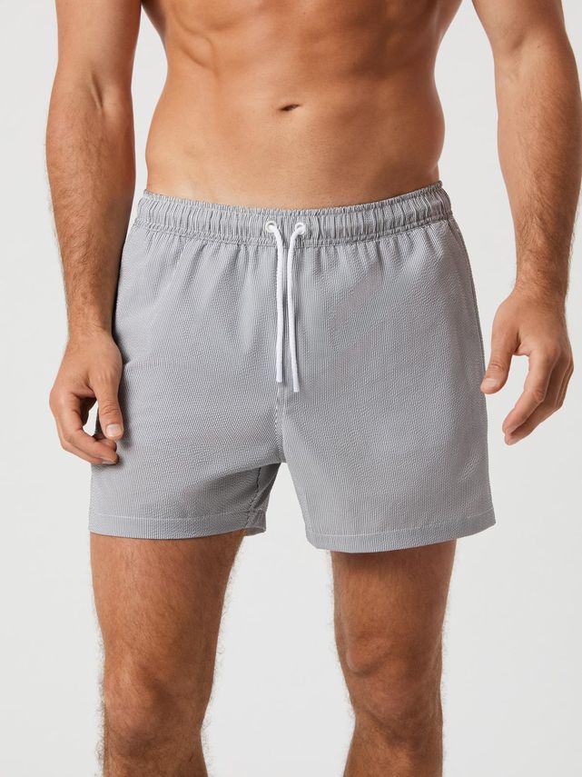Borg Seersucker Swim Shorts  Bb Swim Stripe
