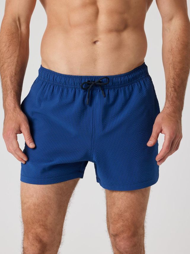 Borg Seersucker Swim Shorts  Bb Swim Stripe