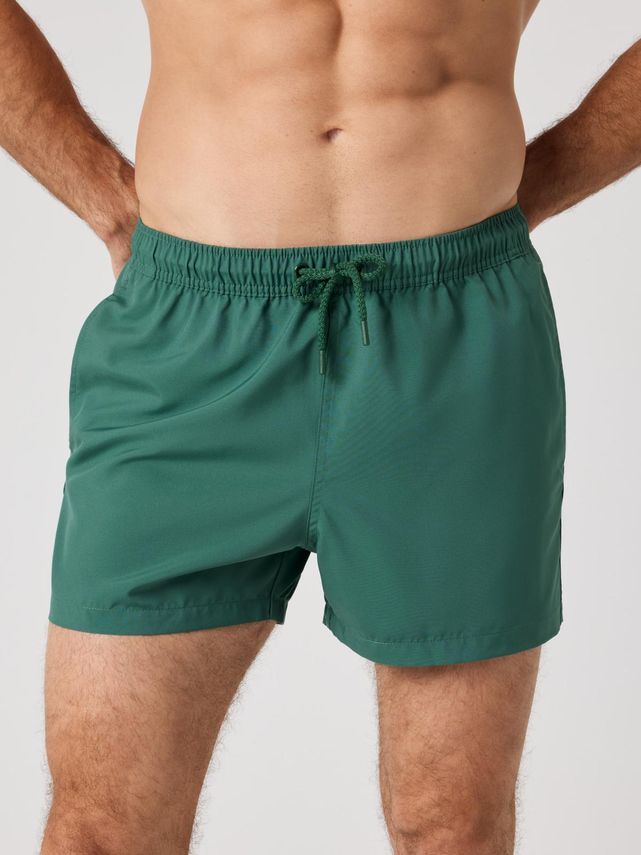 Borg Solid Swim Shorts Egret