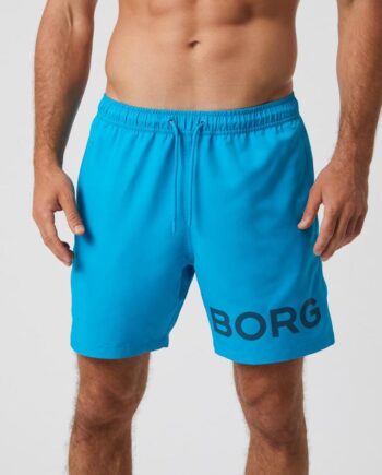 Borg Swim Shorts  Bone White
