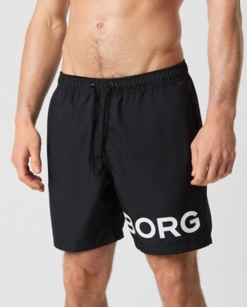 Borg Swim Shorts  Bone White