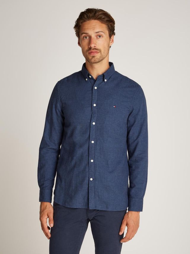 Brushed Linen Solid Sf Shirt