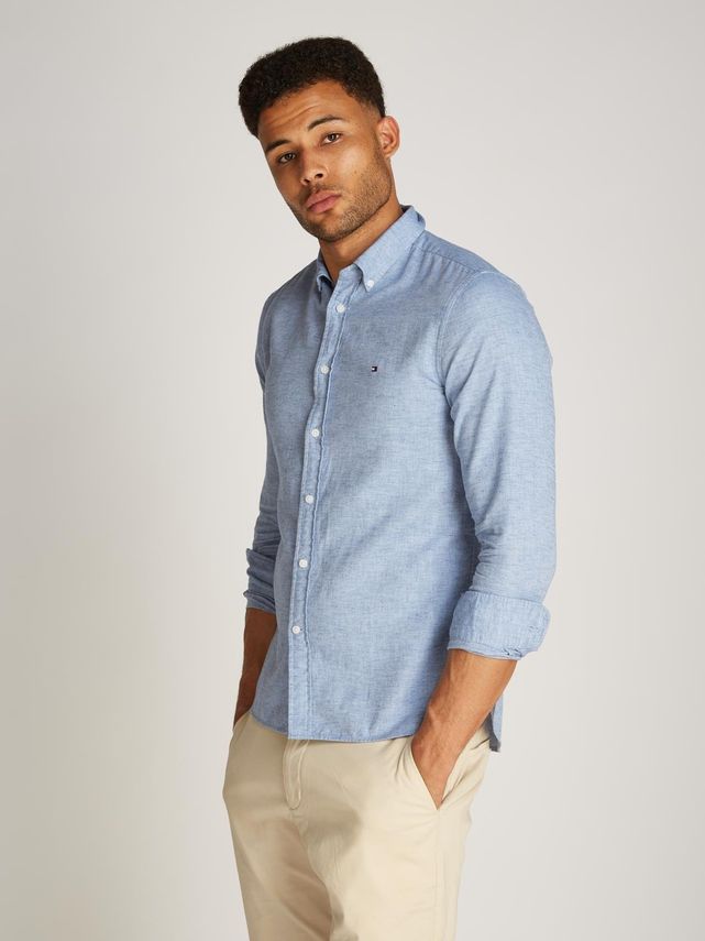 Brushed Linen Solid Sf Shirt