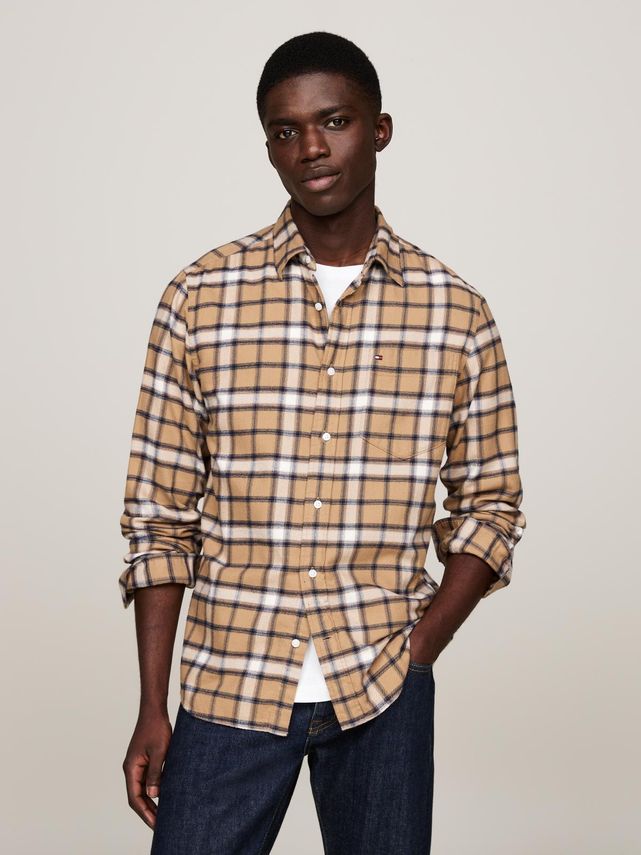 Brushed Shadow Check Rf Shirt