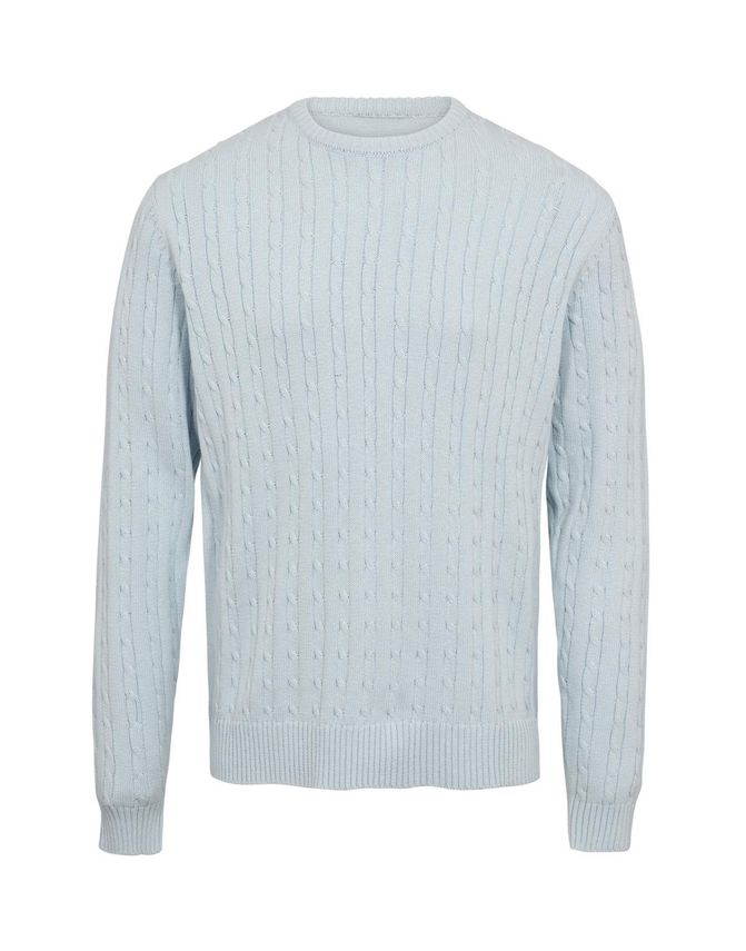 Cable -neck Knit Regular Fit