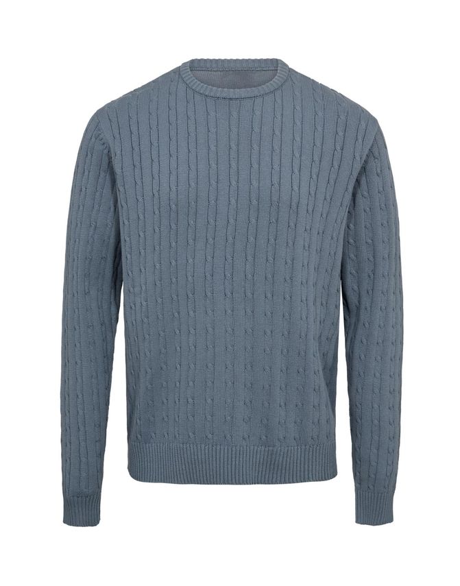 Cable -neck Knit Regular Fit
