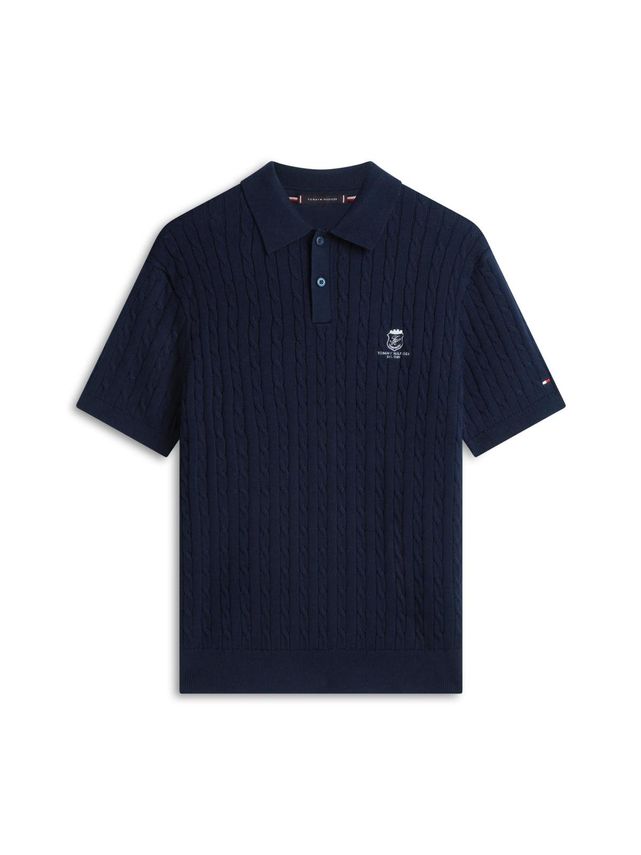Cable Short Sleeve Polo