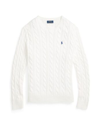 Cable-knit Cotton Sweater