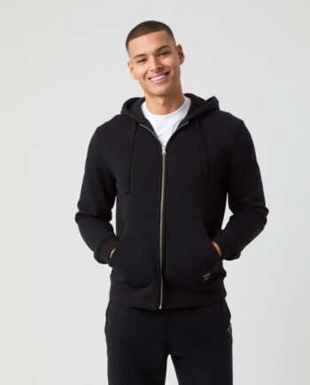 Centre Zip Hoodie  Egret