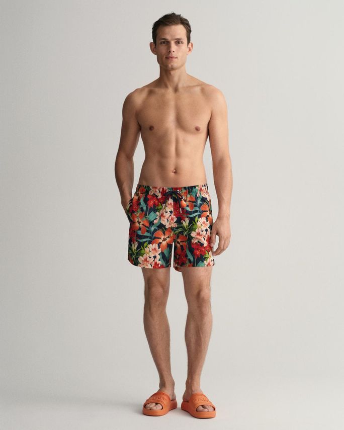 Cf Floral Print Swim Shorts