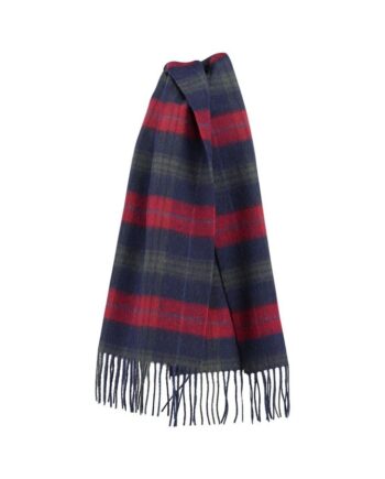 Checked Wool Scarf