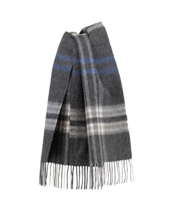 Checked Wool Scarf