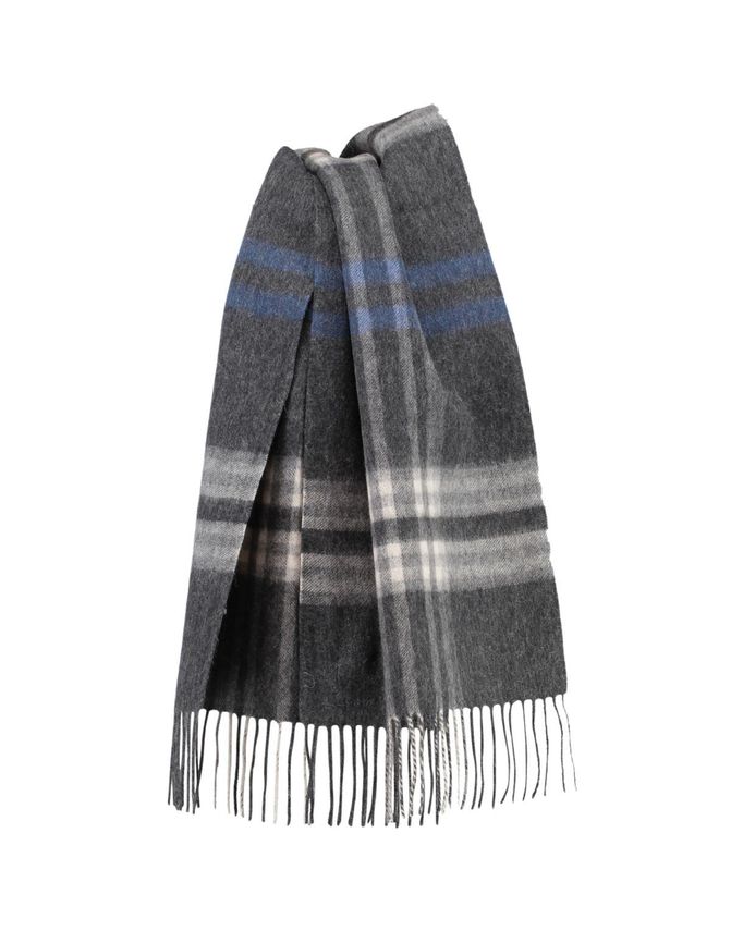 Checked Wool Scarf