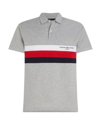 Chest Colourblock Slim Polo