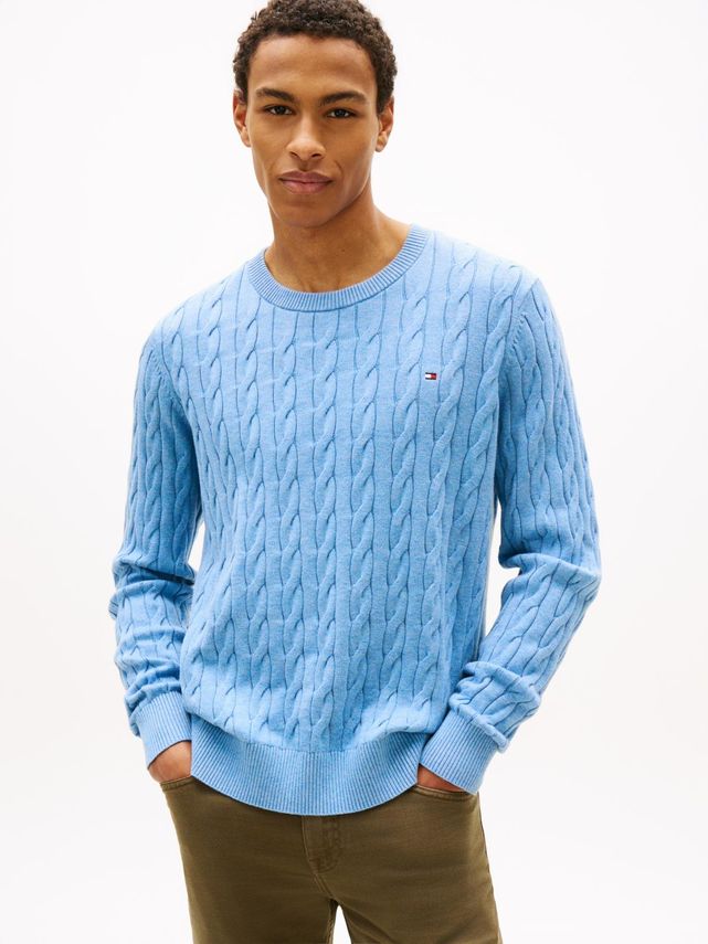 Classic Cable Crew Neck