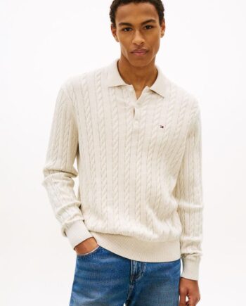 Classic Cotton Cable Ls Polo