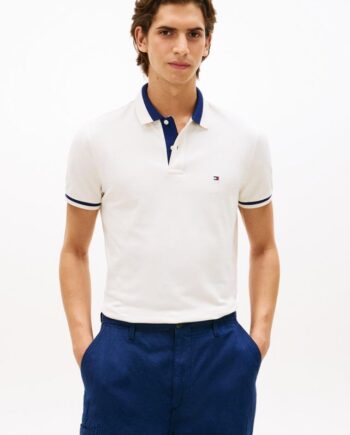 Contrast Collar Block Reg Polo