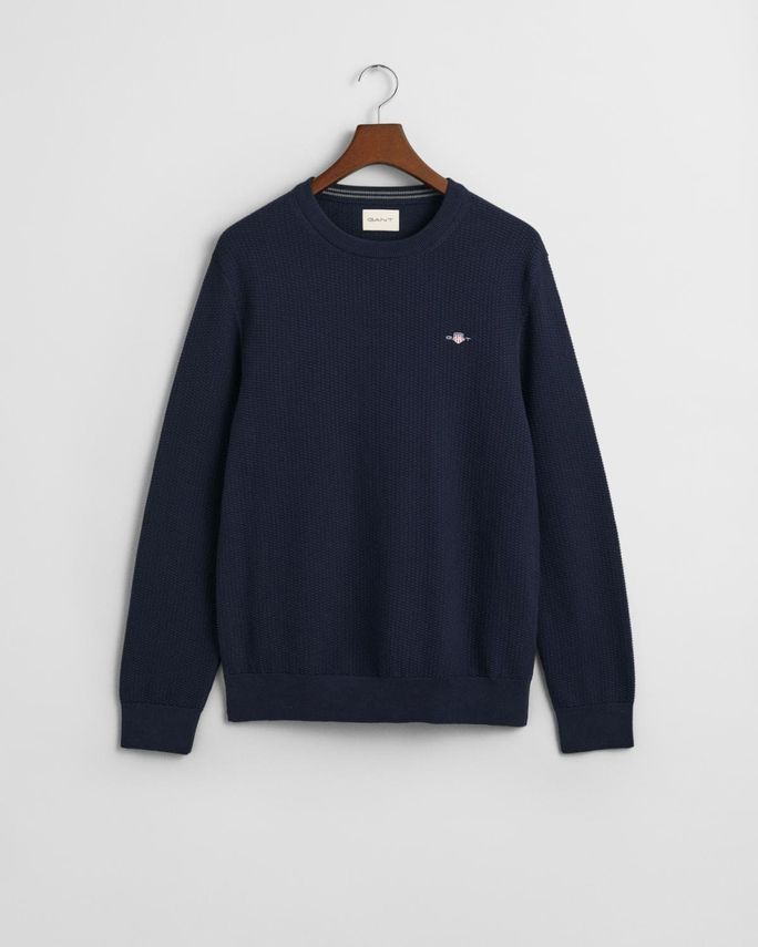 Cotton Micro Textured -neck
