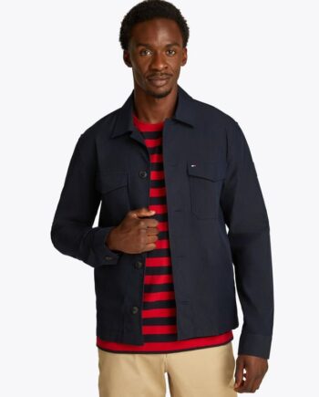 Cotton Nylon Shirt Jacket