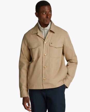 Cotton Nylon Shirt Jacket