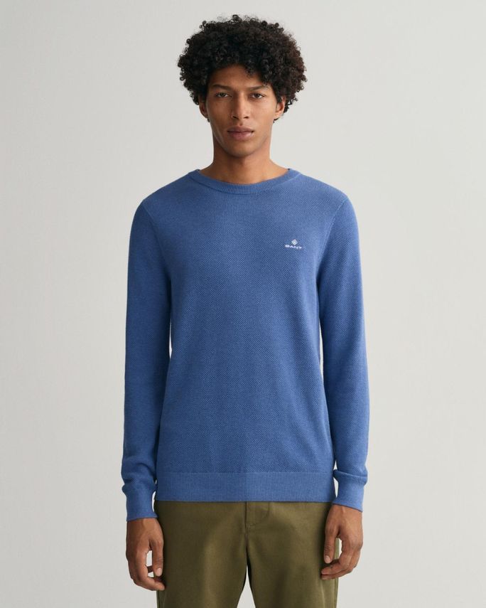 Cotton Pique Crew