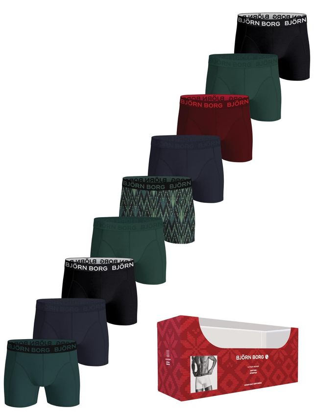 Cotton Stretch Boxer 9p Multipack