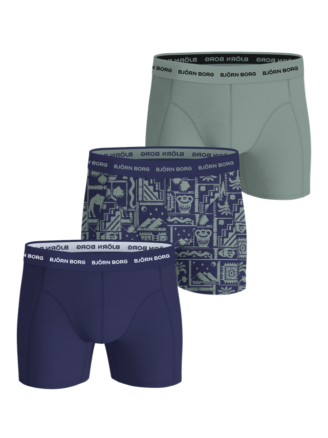 Cotton Stretch Boxer 3p  Multipack