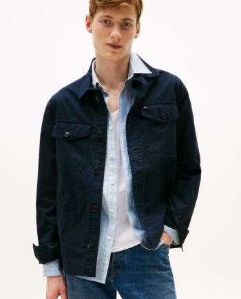 Cotton Twill Shirt Jacket