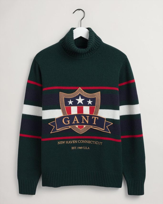 D1 Gant Banner Shield Turtleneck