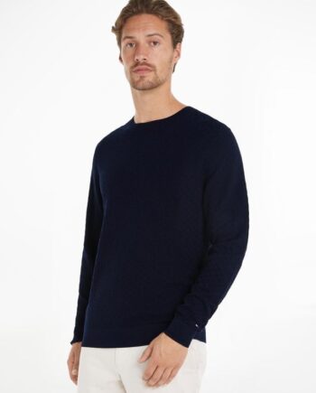 Dc Basketweave Crew Neck