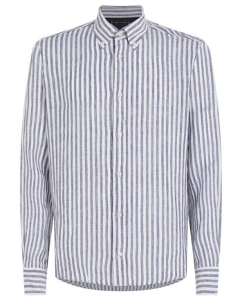 Dc Bold Linen Stripe Shirt