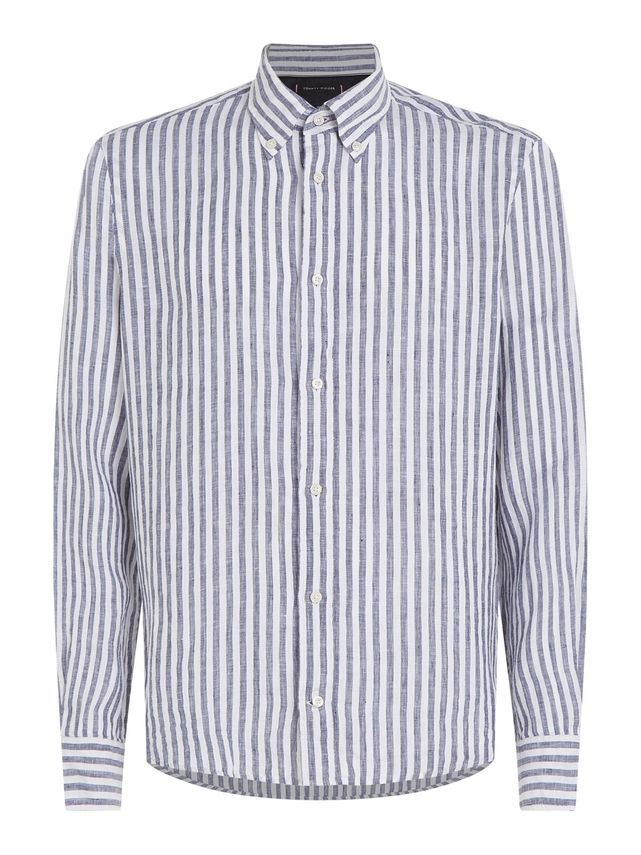Dc Bold Linen Stripe Shirt