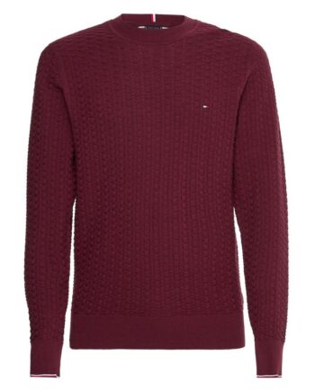 Exaggerated Structure Crew Neck