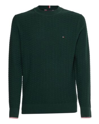 Exaggerated Structure Crew Neck
