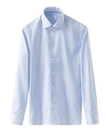 Fine Stripe Signature Twill Shirt     New Version Of Our Signature Twill Shirt