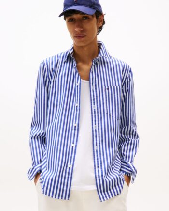 Flex Poplin Bold Stripe Shirt