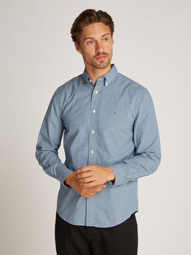 Flex Poplin Gingham Rf Shirt