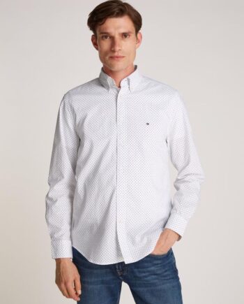 Flex Poplin Polka Dot Rf Shirt