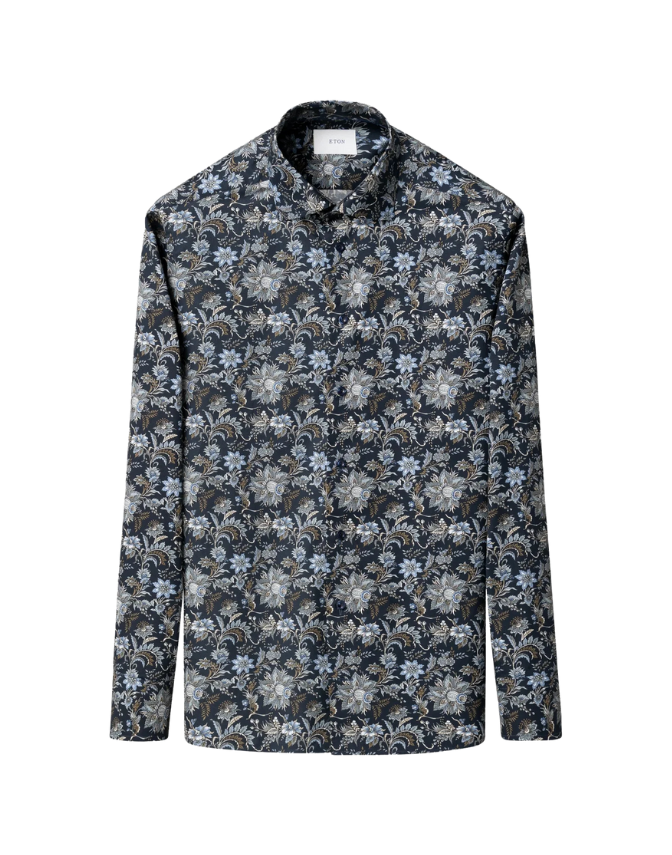 Floral Print Signature Twill Shirt