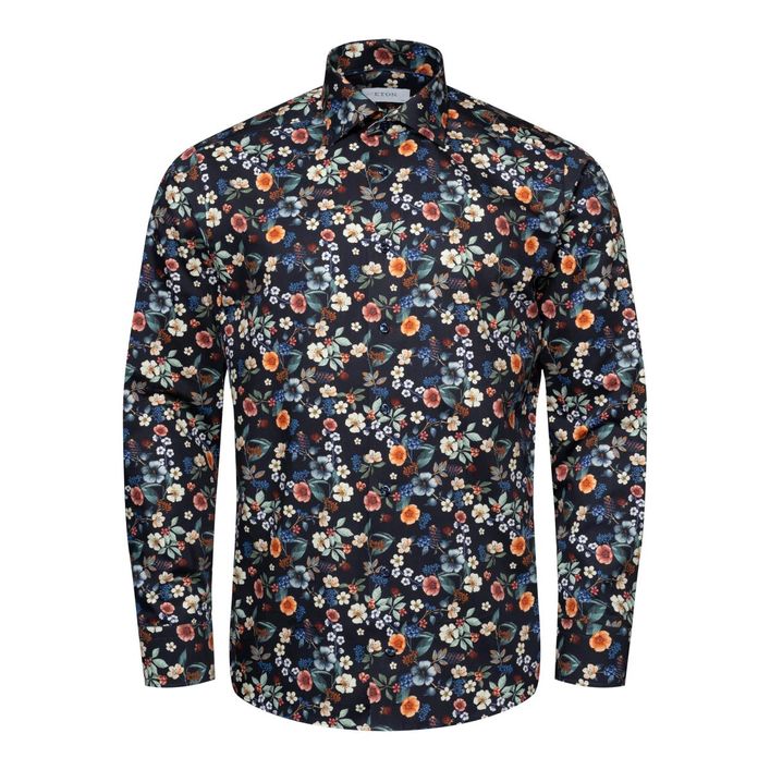 Floral Print Signature Twill Shirt